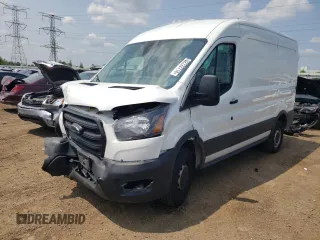 2020 Ford Transit Cargo with VIN 1FTBR1C88LKB39713, listed as a Copart auction lot 62722714 with 52,792 mi miles and Salvage Title. Bid and sale history available at DreamBid. Image 1.