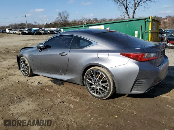 2018 Lexus RC 300 with VIN JTHS85BC8J5004516, listed as a Copart auction lot 44033395 with 63,537 mi miles and Salvage title. Bid and sale history available at DreamBid. Image 2.