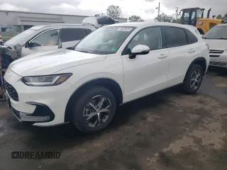 2024 Honda HR-V EX-L z VIN 3CZRZ2H77RM743575, wystawiony jako Copart lot #58828035 z przebiegiem 11 335 mil mil oraz Szkoda całkowita • Salvage title. Historia ofert i sprzedaży dostępna na DreamBid. Obrazek 1.