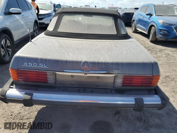 1979 Mercedes-Benz SL with VIN 10704412056845, listed as a Copart auction lot 74874294 with 148,200 mi miles and Salvage title. Bid and sale history available at DreamBid. Image 6.