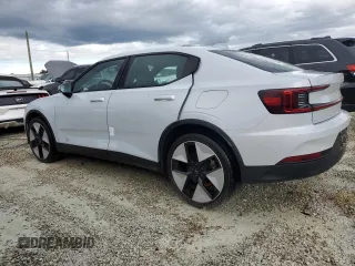 2023 Polestar 2 with VIN YSMEG3KA8PL134129, listed as a Copart auction lot 74186224 with 0 mi miles and Non Repairable. Bid and sale history available at carsss.com. Image 2.