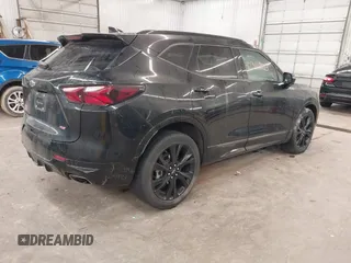 2022 Chevrolet Blazer RS with VIN 3GNKBKRS8NS175932, listed as a IAAI auction lot 42316803 with 46,960 mi miles and . Bid and sale history available at DreamBid. Image 4.