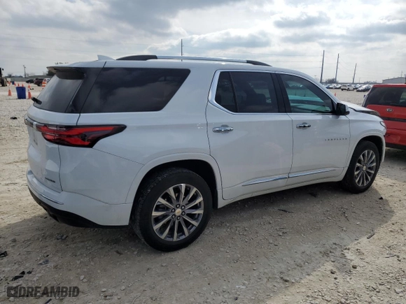 2023 Chevrolet Traverse Premier with VIN 1GNERKKW7PJ204895, listed as a Copart auction lot 45606125 with 17,476 mi miles and Salvage Title. Bid and sale history available at carsss.com. Image 3.