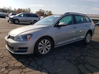 2017 Volkswagen Golf SportWagen S with VIN 3VW017AU0HM541062, listed as a Copart auction lot 77948014 with 48,929 mi miles and Salvage Title. Bid and sale history available at carsss.com. Image 1.