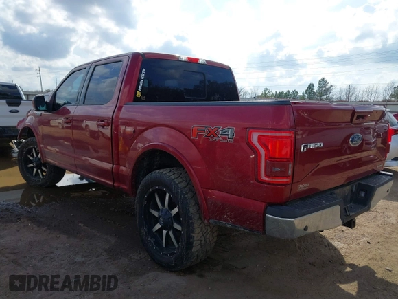 2015 Ford F-150 XLT with VIN 1FTEW1EF0FKD54685, listed as a IAAI auction lot 41503322 with 130,708 mi miles and . Bid and sale history available at DreamBid. Image 3.