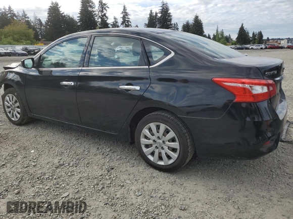 2017 Nissan Sentra SV with VIN 3N1AB7AP9HL701740, listed as a Copart auction lot 55942245 with 88,324 mi miles and Salvage Title. Bid and sale history available at DreamBid. Image 2.