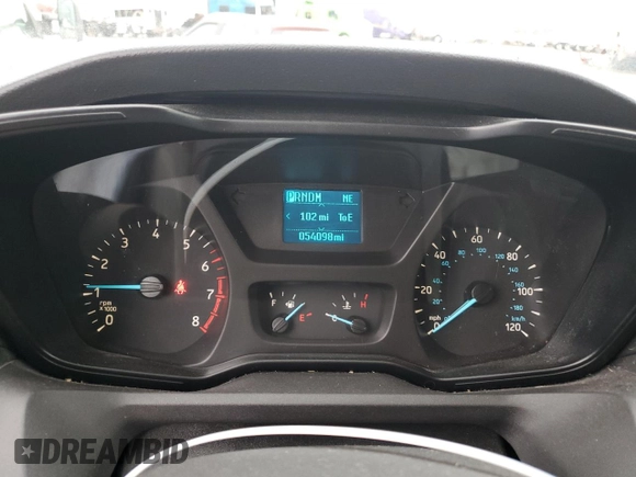 2015 Ford Transit Cargo with VIN 1FTYE1CM7FKA24477, listed as a Copart auction lot 86310214 with 54,098 mi miles and Salvage title. Bid and sale history available at DreamBid. Image 9.