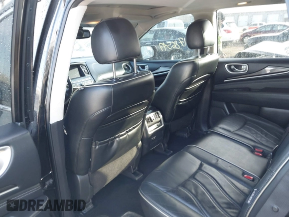 2019 Infiniti QX60 LUXE with VIN 5N1DL0MN4KC549132, listed as a IAAI auction lot 41786547 with 125,631 mi miles. Bid and sale history available at carsss.com. Image 8.