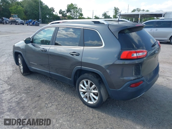2016 Jeep Cherokee High Altitude with VIN 1C4PJLDB8GW211947, listed as a IAAI auction lot 42142282 with 158,430 mi miles. Bid and sale history available at carsss.com. Image 3.