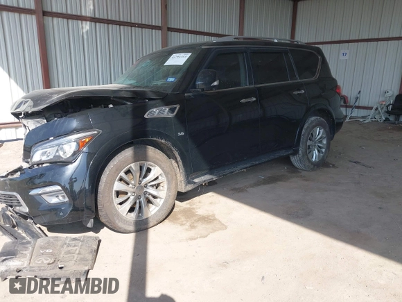 2017 Infiniti QX80 with VIN JN8AZ2NE7H9159801, listed as a IAAI auction lot 41791353 with Not provided miles and . Bid and sale history available at DreamBid. Image 18.