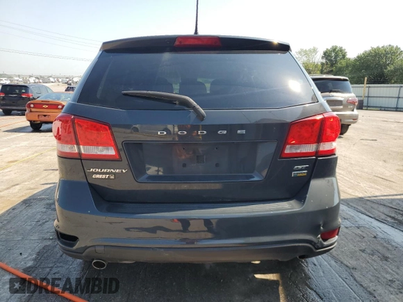 2017 Dodge Journey GT with VIN 3C4PDCEG3HT625758, listed as a Copart auction lot 62083695 with 128,439 mi miles and Salvage title. Bid and sale history available at DreamBid. Image 6.