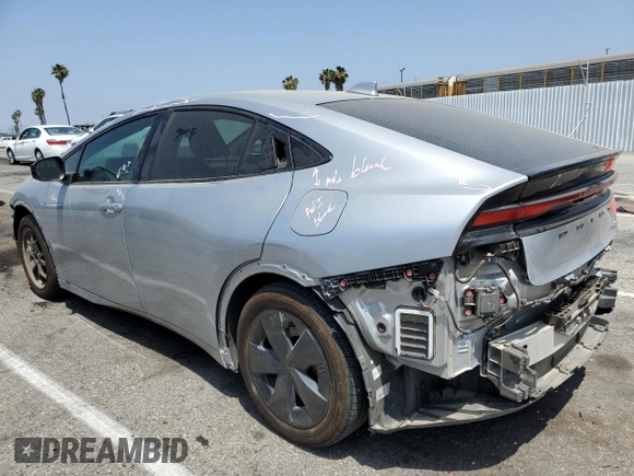 2024 Toyota Prius LE with VIN JTDACAAU3R3021455, listed as a Copart auction lot 54589325 with 18,459 mi miles and Salvage title. Bid and sale history available at DreamBid. Image 2.