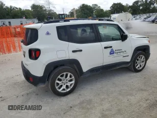 2018 Jeep Renegade Upland with VIN ZACCJBAB9JPJ22645, listed as a Copart auction lot 59481395 with 118,872 mi miles and Salvage title. Bid and sale history available at DreamBid. Image 3.