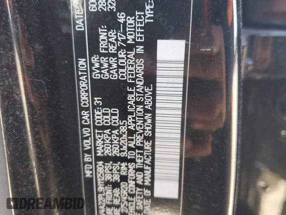 2017 Volvo XC90 Inscription with VIN YV4A22PL9H1125804, listed as a Copart auction lot 45708465 with 116,532 mi miles and Salvage Title. Bid and sale history available at carsss.com. Image 15.