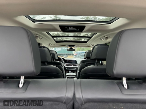 2020 BMW X7 xDrive40i with VIN 5UXCW2C08L9B71471, listed as a Copart auction lot 53714185 with 138,817 mi miles and Clean Title. Bid and sale history available at carsss.com. Image 9.