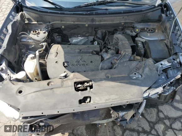 2018 Mitsubishi Outlander ES with VIN JA4AP3AU1JZ011468, listed as a Copart auction lot 62580455 with 123,404 mi miles and Salvage title. Bid and sale history available at DreamBid. Image 12.