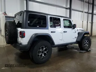 2021 Jeep Wrangler Unlimited Rubicon with VIN 1C4HJXFN2MW562724, listed as a Copart auction lot 50445285 with 73,644 mi miles and Salvage title. Bid and sale history available at DreamBid. Image 3.