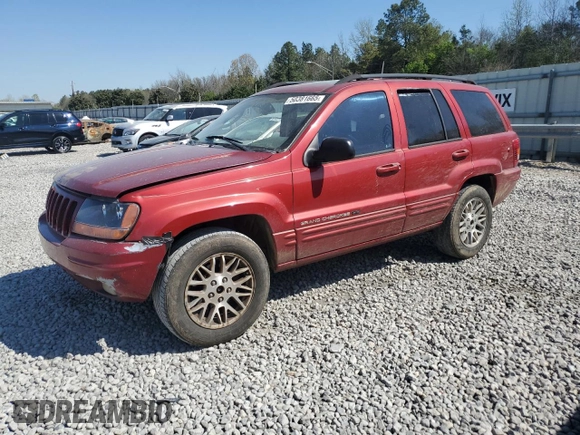 2002 Jeep Grand Cherokee Limited with VIN 1J4GX58N52C216106, listed as a Copart auction lot 50381665 with 280,774 mi miles and Salvage Title. Bid and sale history available at DreamBid. Image 1.