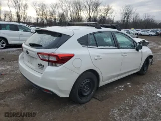 2017 Subaru Impreza with VIN 4S3GTAA60H1728213, listed as a Copart auction lot 87073704 with 106,562 mi miles and Salvage Title. Bid and sale history available at carsss.com. Image 3.