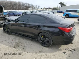 2014 Infiniti Q50 Sport with VIN JN1BV7AR3EM687395, listed as a Copart auction lot 49869235 with 86,199 mi miles and Salvage Title. Bid and sale history available at DreamBid. Image 2.