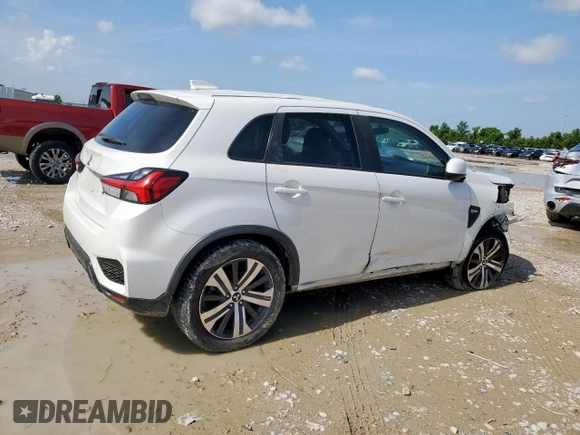 2020 Mitsubishi Outlander ES with VIN JA4AP3AU8LU006364, listed as a Copart auction lot 60741645 with 36,291 mi miles and Salvage title. Bid and sale history available at DreamBid. Image 3.
