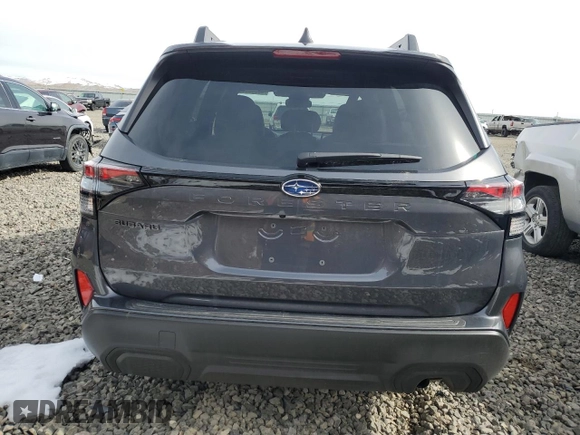 2025 Subaru Forester Premium with VIN JF2SLDBCXSH440859, listed as a Copart auction lot 45358015 with 2,210 mi miles and Salvage Title. Bid and sale history available at carsss.com. Image 6.