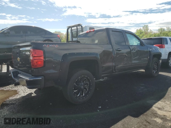 2015 Chevrolet Silverado 1500 LT with VIN 1GCVKREH4FZ197651, listed as a Copart auction lot 55634725 with Not Provided miles and Salvage Title. Bid and sale history available at DreamBid. Image 3.