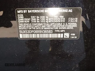 2024 BMW X3 xDrive30i z VIN 5UX53DP08R9V36583, wystawiony jako IAAI lot #42128986 z przebiegiem 9 mil mil oraz . Historia ofert i sprzedaży dostępna na DreamBid. Obrazek 9.