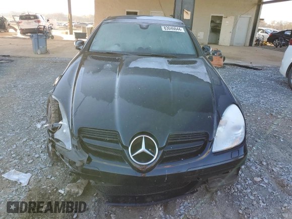 2008 Mercedes-Benz SLK-Class 3.0L with VIN WDBWK54F28F177236, listed as a Copart auction lot 83046644 with 43,355 mi miles and Salvage Title. Bid and sale history available at carsss.com. Image 5.