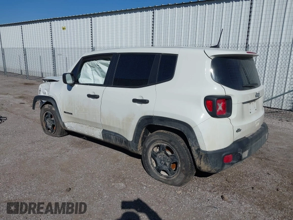 2020 Jeep Renegade Sport with VIN ZACNJAAB7LPL70754, listed as a IAAI auction lot 41506792 with 63,896 mi miles and . Bid and sale history available at carsss.com. Image 3.