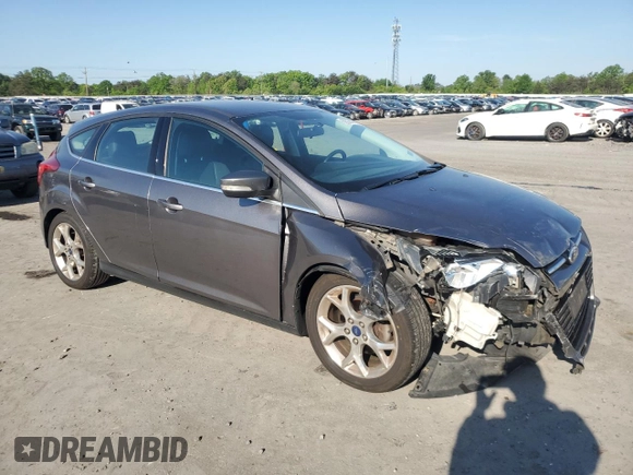 2014 Ford Focus Titanium with VIN 1FADP3N24EL269008, listed as a Copart auction lot 56396975 with 116,856 mi miles and Salvage title. Bid and sale history available at DreamBid. Image 4.