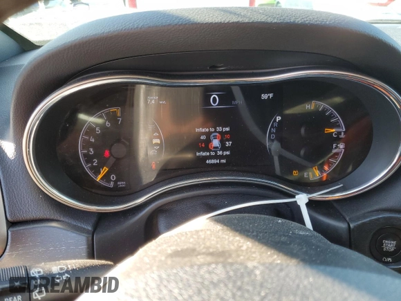 2017 Jeep Grand Cherokee Altitude z VIN 1C4RJFAGXHC881514, wystawiony jako Copart lot #47444665 z przebiegiem 46 894 mil mil oraz Czysty tytuł • Clean title. Historia ofert i sprzedaży dostępna na DreamBid. Obrazek 9.