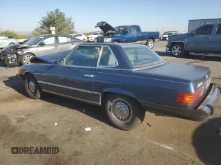 1984 Mercedes-Benz 380 with VIN WDBBA45AXEA013935, listed as a Copart auction lot 71464764 with 180,337 mi miles and Salvage Title. Bid and sale history available at carsss.com. Image 2.