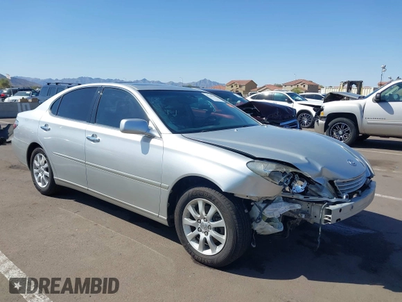 2003 Lexus ES 300 with VIN JTHBF30G330096294, listed as a IAAI auction lot 41760104 with 115,823 mi miles and . Bid and sale history available at DreamBid. Image 1.