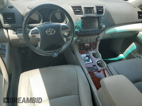 2012 Toyota Highlander Limited with VIN 5TDYK3EH0CS052470, listed as a Copart auction lot 62135025 with 136,043 mi miles and Salvage title. Bid and sale history available at DreamBid. Image 8.