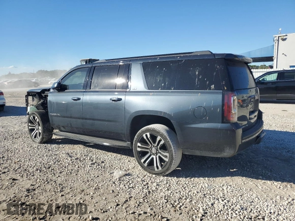 2019 GMC Yukon XL SLT with VIN 1GKS1GKCXKR325814, listed as a Copart auction lot 82221454 with 65,803 mi miles and Salvage Title. Bid and sale history available at carsss.com. Image 2.