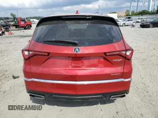 2022 Acura MDX with VIN 5J8YE1H3XNL020255, listed as a Copart auction lot 65458484 with 34,224 mi miles and Salvage Title. Bid and sale history available at carsss.com. Image 6.
