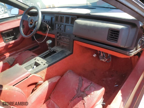 1985 Chevrolet Corvette with VIN 1G1YY0786F5112975, listed as a Copart auction lot 75574414 with 115,522 mi miles and Clean Title. Bid and sale history available at carsss.com. Image 8.