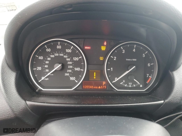 2011 BMW 1 Series 128i with VIN WBAUP9C54BVL89477, listed as a Copart auction lot 44921245 with 135,546 mi miles and Salvage Title. Bid and sale history available at carsss.com. Image 9.