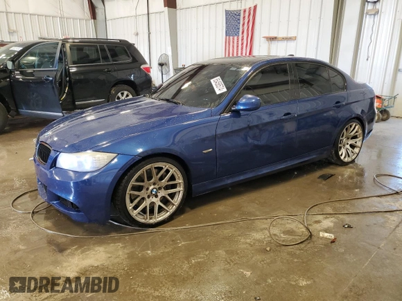 2011 BMW 3 Series 335i with VIN WBAPM5C56BE578579, listed as a Copart auction lot 85458574 with 155,820 mi miles and Salvage Title. Bid and sale history available at carsss.com. Image 1.