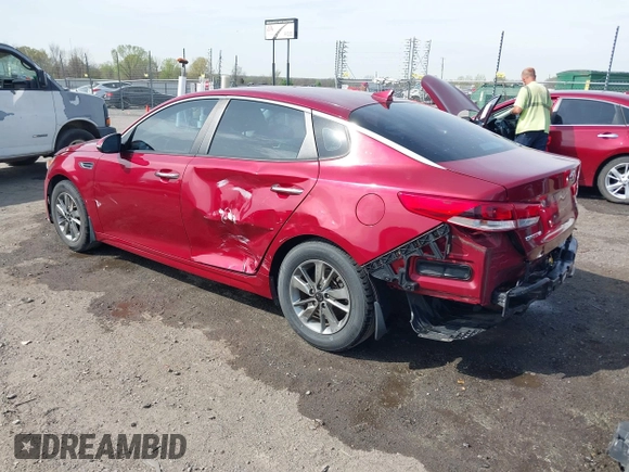 2017 Kia Optima LX 1.6T with VIN 5XXGT4L19HG126532, listed as a IAAI auction lot 41899304 with 130,739 mi miles. Bid and sale history available at carsss.com. Image 3.