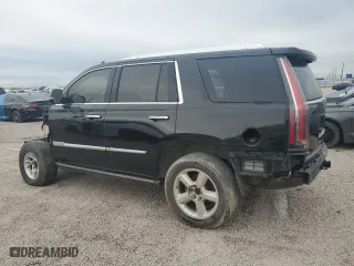 2017 Cadillac Escalade Premium Luxury with VIN 1GYS4CKJ5HR347443, listed as a Copart auction lot 84918094 with 0 mi miles and Salvage Title. Bid and sale history available at carsss.com. Image 2.