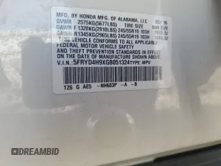 2016 Acura MDX Advance z VIN 5FRYD4H9XGB051324, wystawiony jako Copart lot #57106505 z przebiegiem 111 202 mil mil oraz Szkoda całkowita • Salvage title. Historia ofert i sprzedaży dostępna na DreamBid. Obrazek 13.