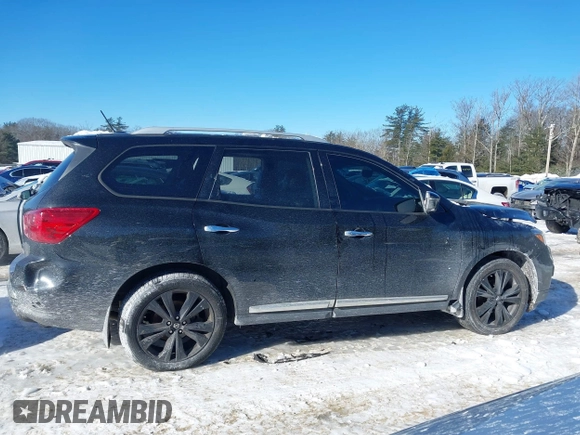 2017 Nissan Pathfinder S with VIN 5N1DR2MM5HC679687, listed as a IAAI auction lot 41574249 with 150,615 mi miles and . Bid and sale history available at DreamBid. Image 14.