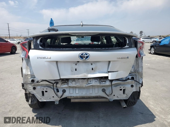 2018 Toyota Prius Two with VIN JTDKBRFU9J3585615, listed as a Copart auction lot 55527685 with 118,933 mi miles and Salvage Title. Bid and sale history available at DreamBid. Image 6.