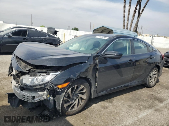 2018 Honda Civic EX with VIN 2HGFC2F7XJH537944, listed as a Copart auction lot 53353835 with 90,768 mi miles and Salvage Title. Bid and sale history available at DreamBid. Image 1.