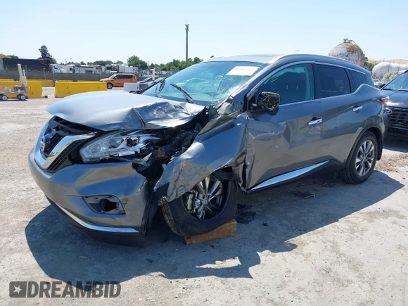 2017 Nissan Murano SL with VIN 5N1AZ2MH5HN202719, listed as a IAAI auction lot 42463161 with 83,692 mi miles and . Bid and sale history available at DreamBid. Image 17.