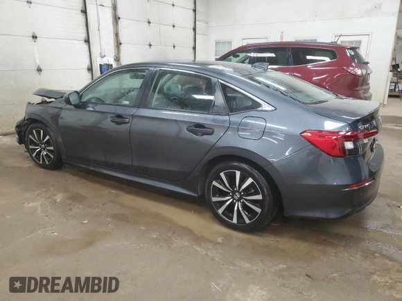 2023 Honda Civic Sedan EX with VIN 2HGFE1F7XPH310718, listed as a Copart auction lot 49597595 with 19,227 mi miles and Salvage Title. Bid and sale history available at carsss.com. Image 2.