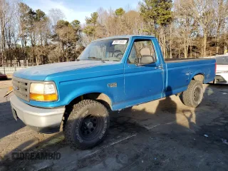 1995 Ford F-150 with VIN 1FTEF15Y4SLB43107, listed as a Copart auction lot 89071835 with 215,831 mi miles and Salvage Title. Bid and sale history available at carsss.com. Image 1.