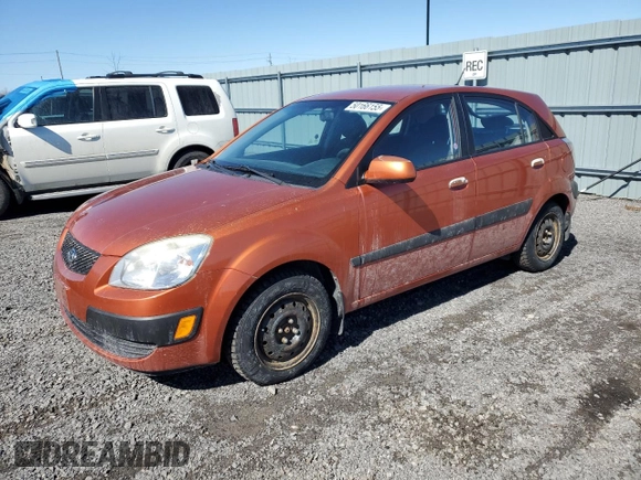 2008 Kia Rio LX with VIN KNADE163X86433096, listed as a Copart auction lot 50166155 with 219,883 mi miles and Clean Title. Bid and sale history available at carsss.com. Image 1.